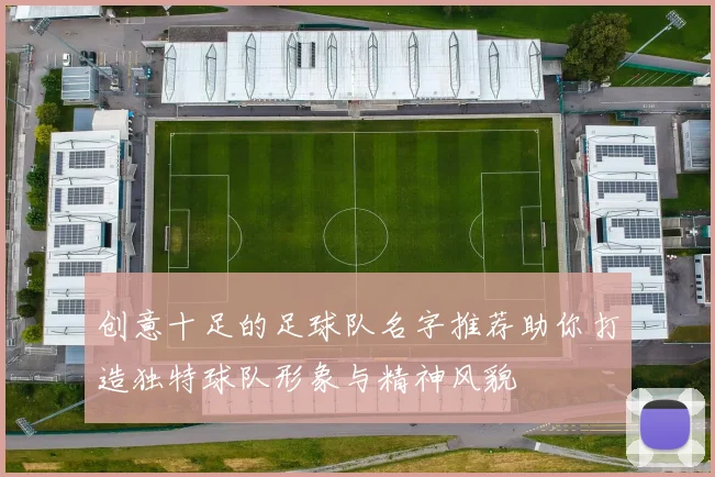 创意十足的足球队名字推荐助你打造独特球队形象与精神风貌